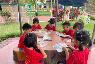 NUÔI DƯỠNG TÂM HỒN TRẺ THƠ QUA “NGÀY HỘI ĐỌC SÁCH” TẠI TRƯỜNG MẦM NON NGHĨA THỊNH